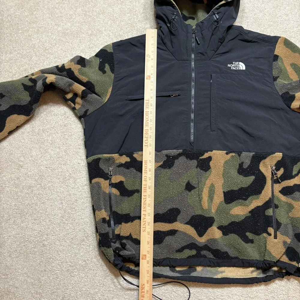 The North Face Denali Jacket Mens 2XL Green Camo‎ Anorak Hooded Gorpcore Winter